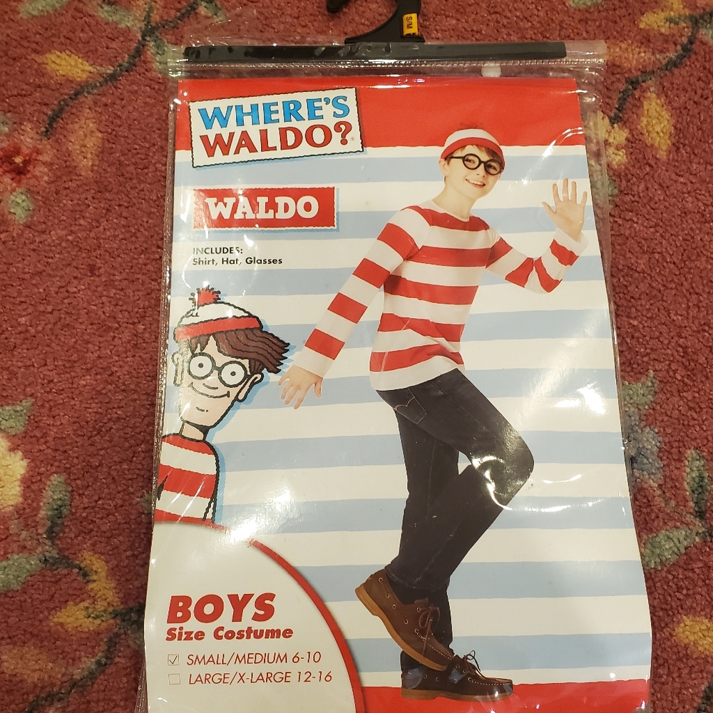Where's Waldo Boys Costume